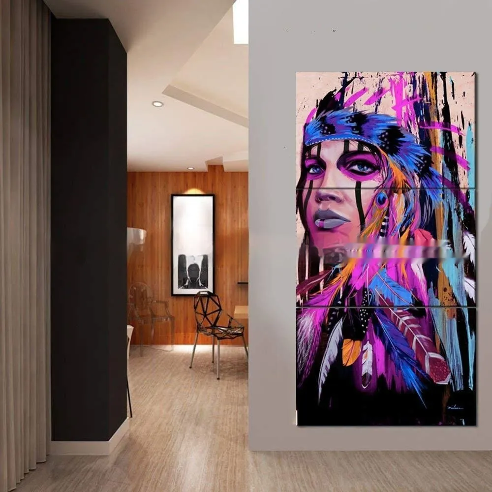 Canvas Home Airbrushed Painting