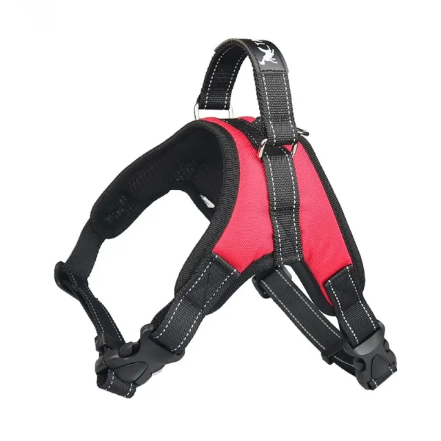 Pet Saddle Chest Strap Camouflage Outdoor Traction Dog Vest Red - Shop at LoveMi