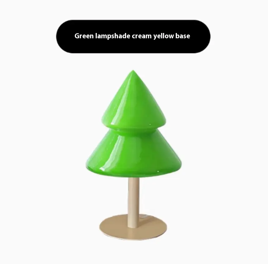 Colorful Dopamine Christmas Tree Eye Protection Table Lamp Ornaments