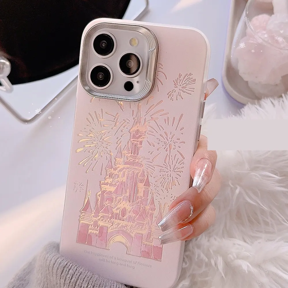 Painted Dream Castle Fireworks Laser Phone Case