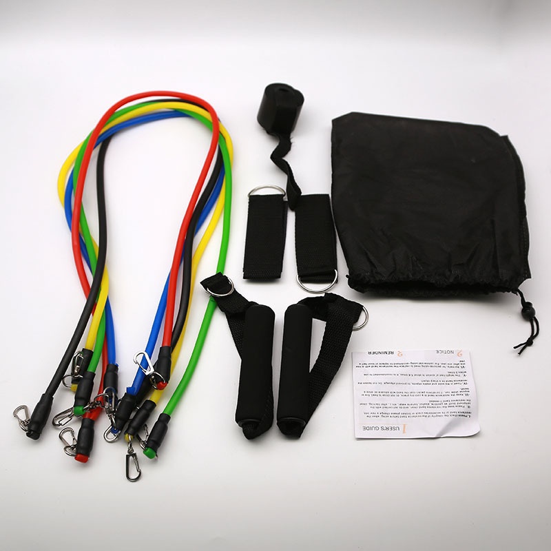 Multi-functional Door Sports 11-piece Set Combination Pulling Rope