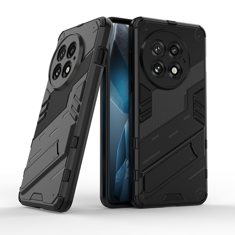 OnePlus 13 Phone Case Silicone Drop-resistant Soft And Hard Cover Invisible Bracket Magnetic Protection