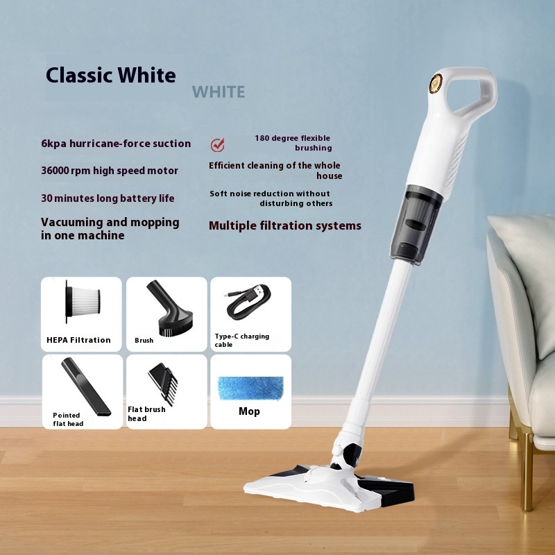 Household Powerful Anti-mite Wireless Rechargeable Vacuum Cleaner