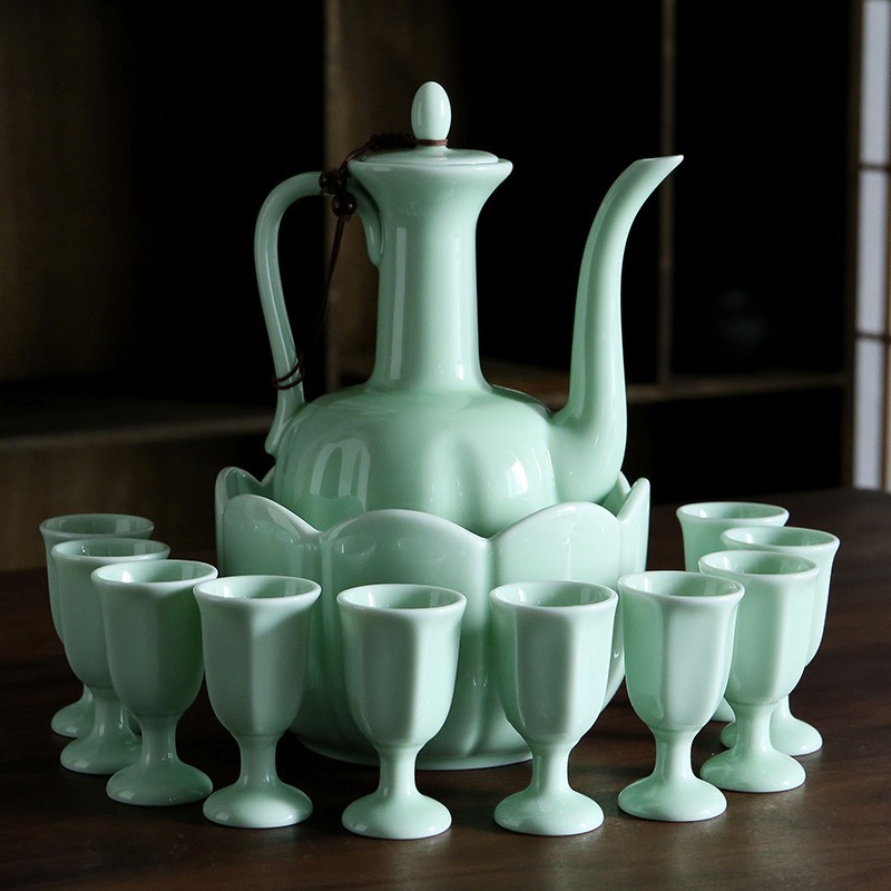 Ceramic Chinese Style Song Wine Pot Liquor Divider