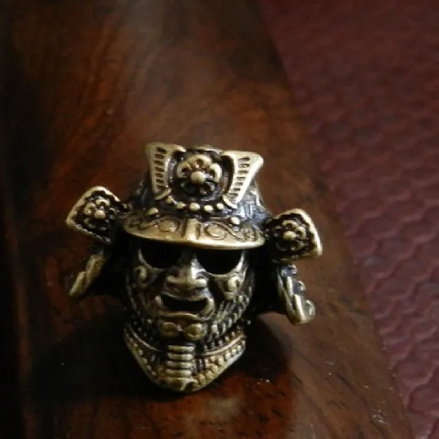 Brass Warrior Helmet DIY Buckle Umbrella Rope Pendant Brass - Shop at LoveMi