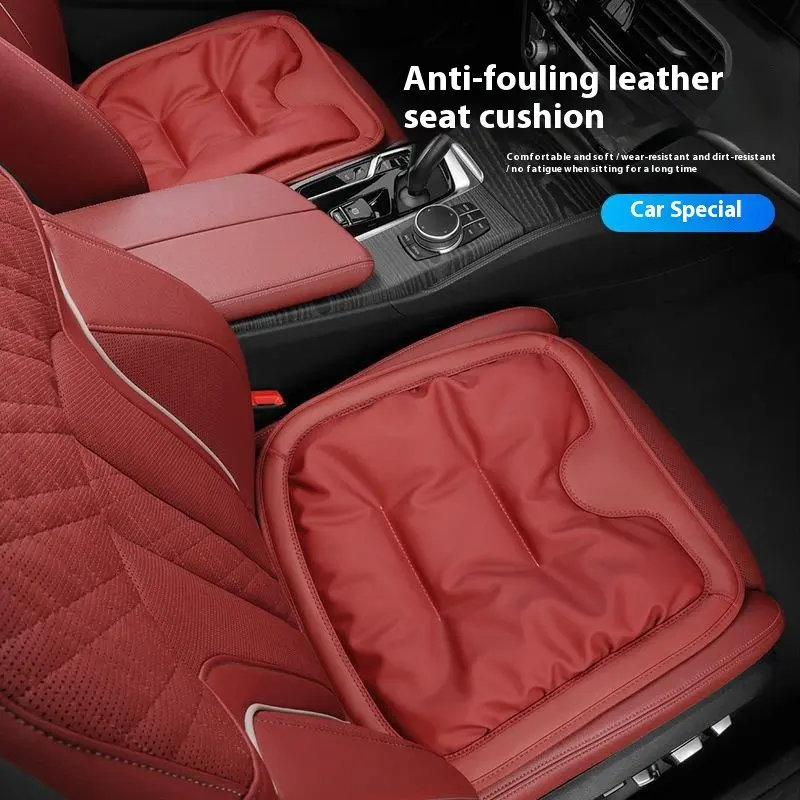 Car Seat Cushion Anti-fouling Leather Winter One-piece