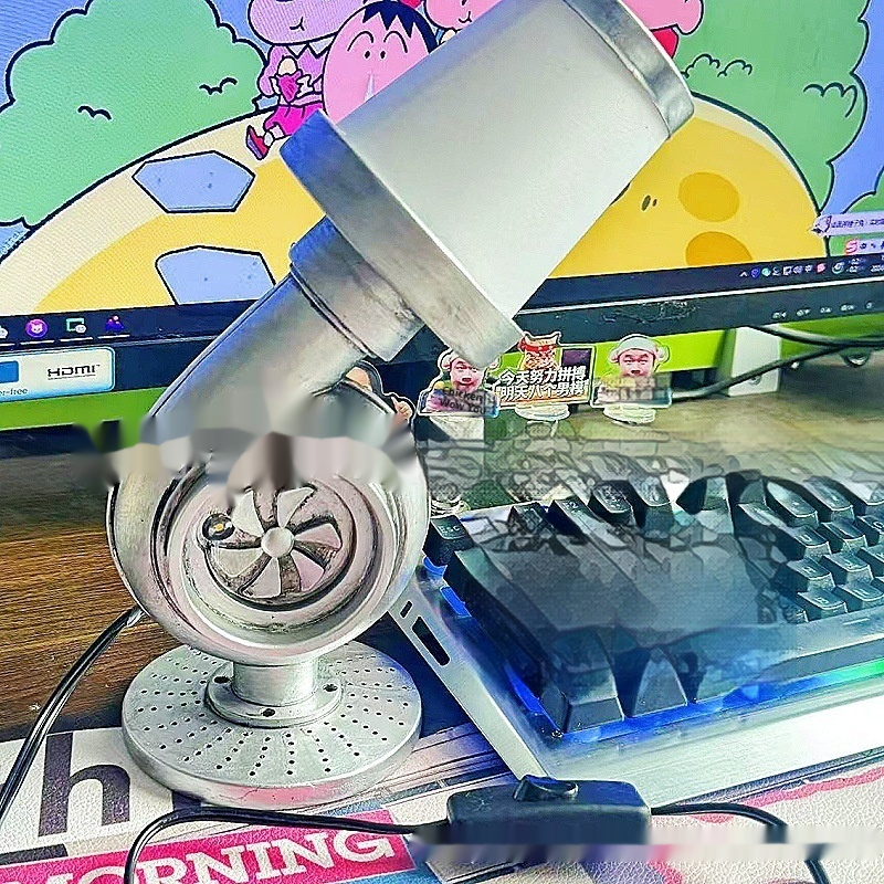 Cross-border New Turbocharger Lamp Turbocharger Lamp USB Variable Light Gorgeous Lights Ornaments