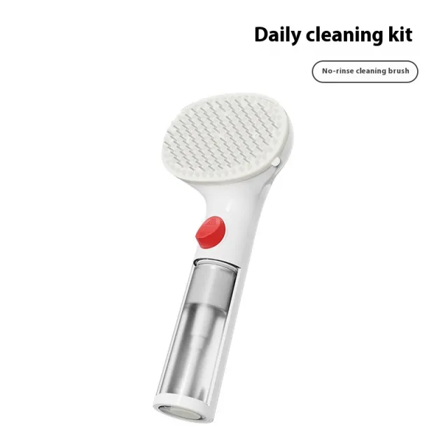 3 In 1 Pet Steam Brush Pet Cleaning Adjustable Comb Wash free Comb Hair Removal Grooming Supplies Pets Accessories White Red - Shop at LoveMi