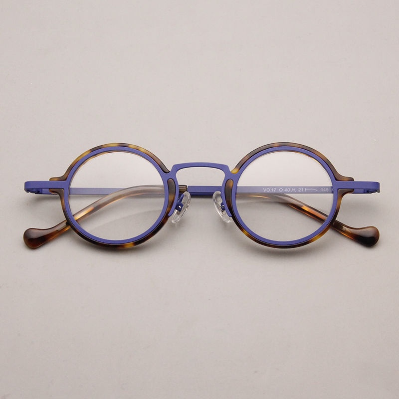 Retro Hawksbill Metal Round Frame Glasses Myopia - Image 5