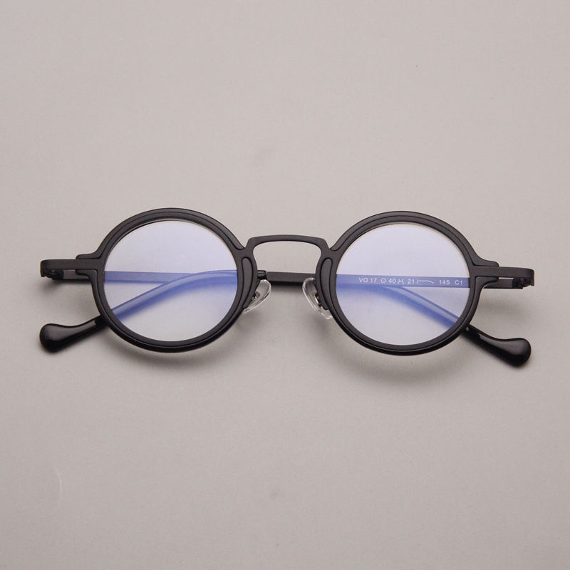 Retro Hawksbill Metal Round Frame Glasses Myopia - Image 3
