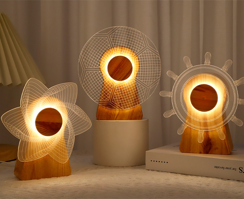 Creative Rotational Windmill Small Night Decoration Bedside Table Lamp 3be230ed 3e41 40dc 8da9 7f6da5092934