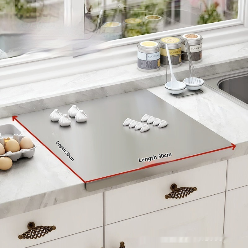 Household Simple And Healthy Stainless Steel Cutting Board Fold One Side - Shop at LoveMi