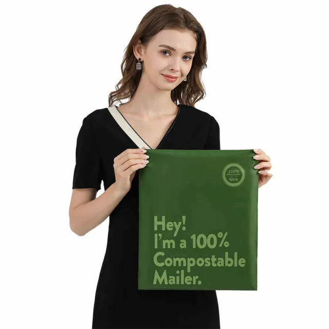 Eco friendly Courier Bags Biodegradable Courier Bags Green - Shop at LoveMi