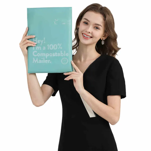 Eco friendly Courier Bags Biodegradable Courier Bags Water Orchid25×35Cm 100Pcs - Shop at LoveMi