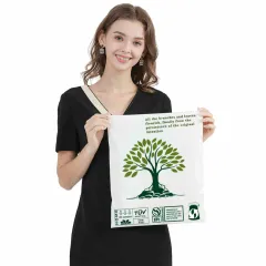 Eco-friendly Courier Bags Biodegradable Courier Bags - White - View 1