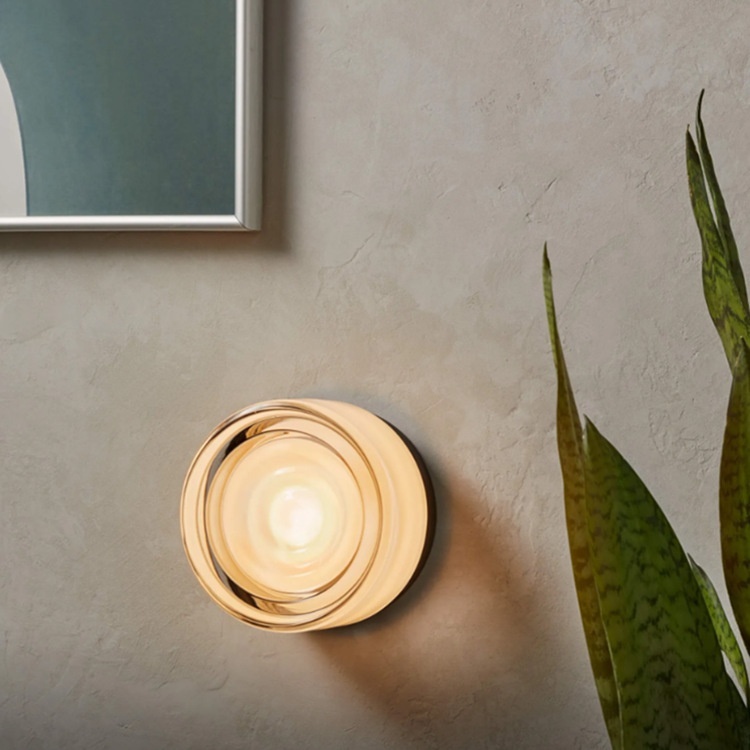 Bedroom Bedside Corridor Corrugated Dimple Potato Chips Wall Lamp