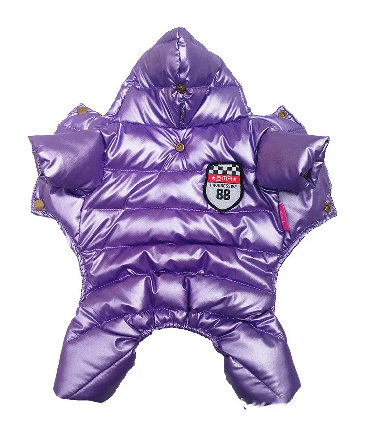 Pet Down Cotton Jacket - Purple
