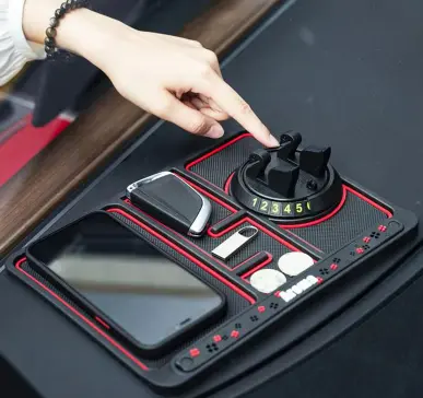 Car Multifunction Mobile Phone Anti-slip Pad Rotating Bracket