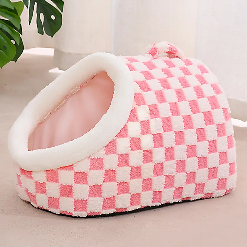 Four Seasons Universal Semi-enclosed Dog House Pet Bed Thick Warm