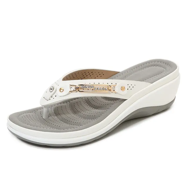 Sandals Women Beach Wedge Fashion White - Shop at LoveMi