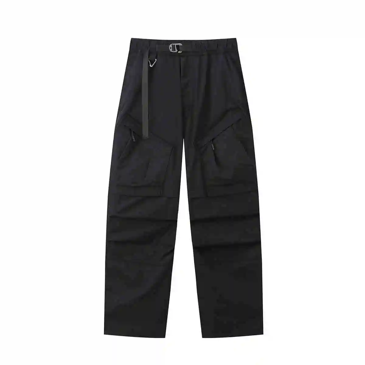 Straight Cargo Pants Men's Multi-pocket Paratrooper Pants