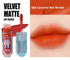 Velvet Misty Matte Long-lasting Lip Mud - 02 Caramel Reddish Brown - View 1