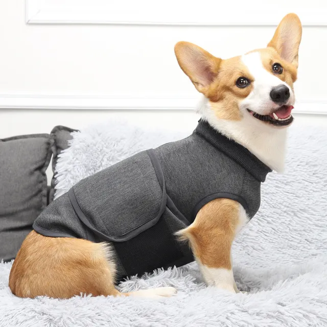 Soothing Clothes Anti scare Pet Mood Soothing Clothes Dog Soothing Clothes Gray - Shop at LoveMi