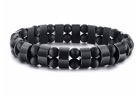 Black magnet bracelet
