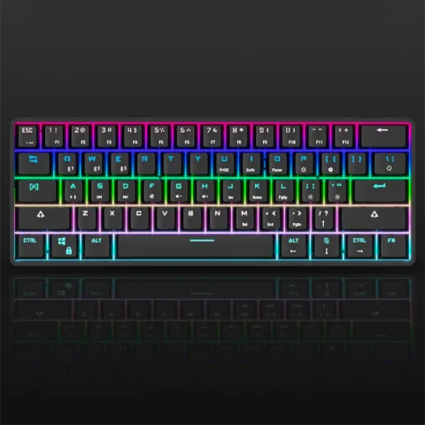 Wireless Bluetooth Keyboard Colorful PBT Keycaps Mechanical