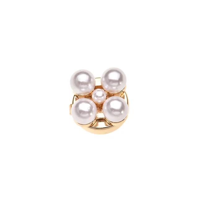 Korean Style Pearl Shirt Cufflinks Pearl Gold Base - Shop at LoveMi