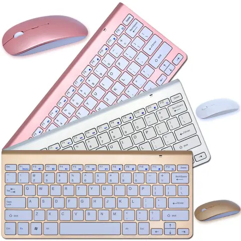 2.4G Wireless Keyboard and Mouse Protable Mini Combo Set