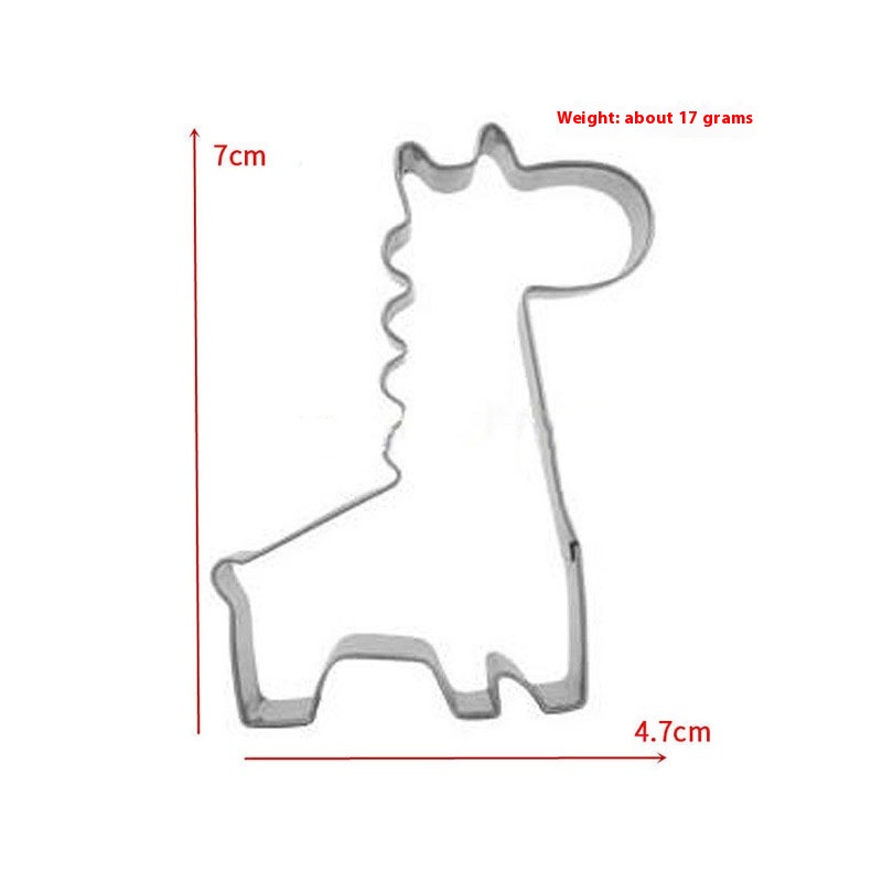 Cartoon Stainless Steel Biscuit Baking Mold