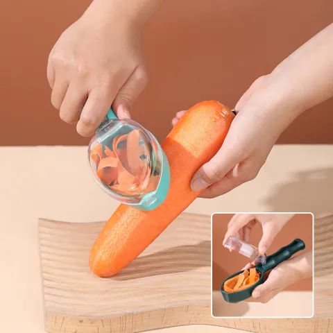 Peeling Knife with Storage Lid Fruit and Potato Peeler