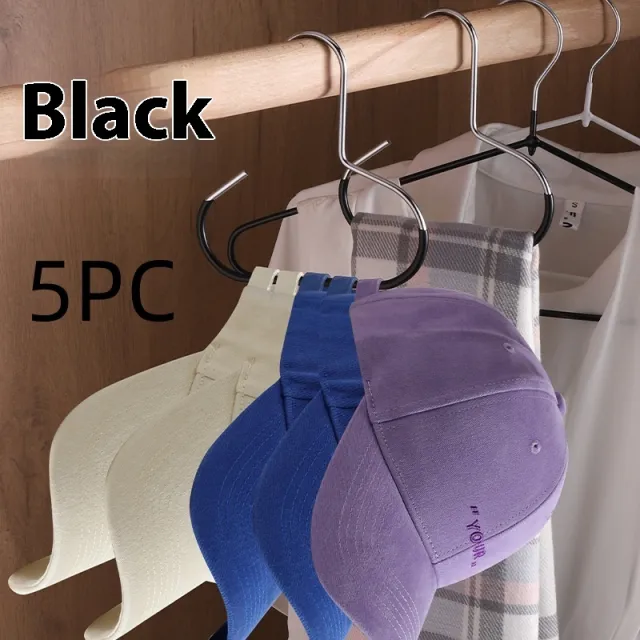 Hat Hook Bag Storage Fantastic Baseball Cap Rack Black - Shop at LoveMi