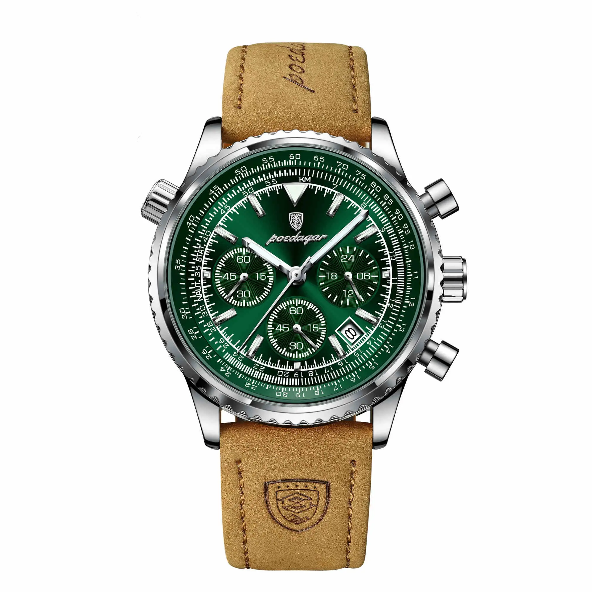 Men's Multi-functional Quartz Waterproof Watch