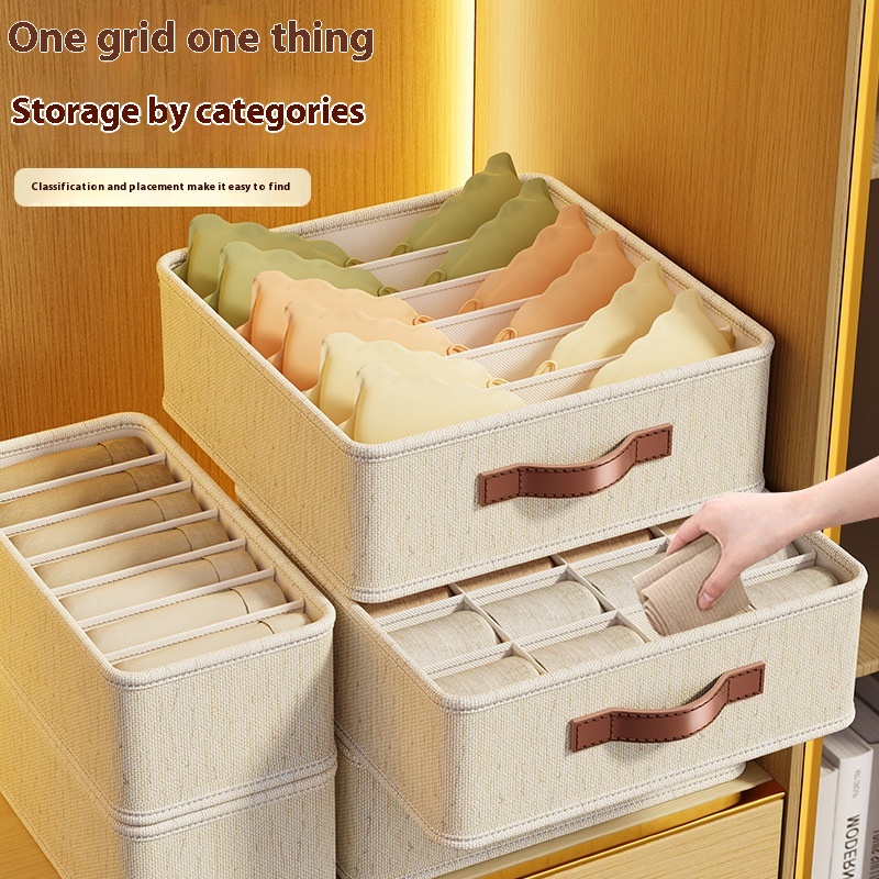 Multifunctional Home Underwear Storage Box Bedroom Underpants Drawer Compartment