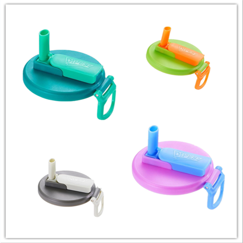 Silicone Straw Lid for Soda & Drink Cans – Stylish and Functional Design