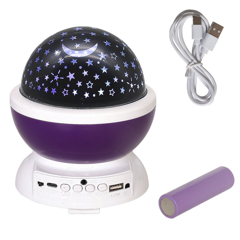 Enceinte Karaoké Bluetooth avec Lumière Rotative - Subwoofer Sans Fil, Option Micro, - Photo 7 sur 8