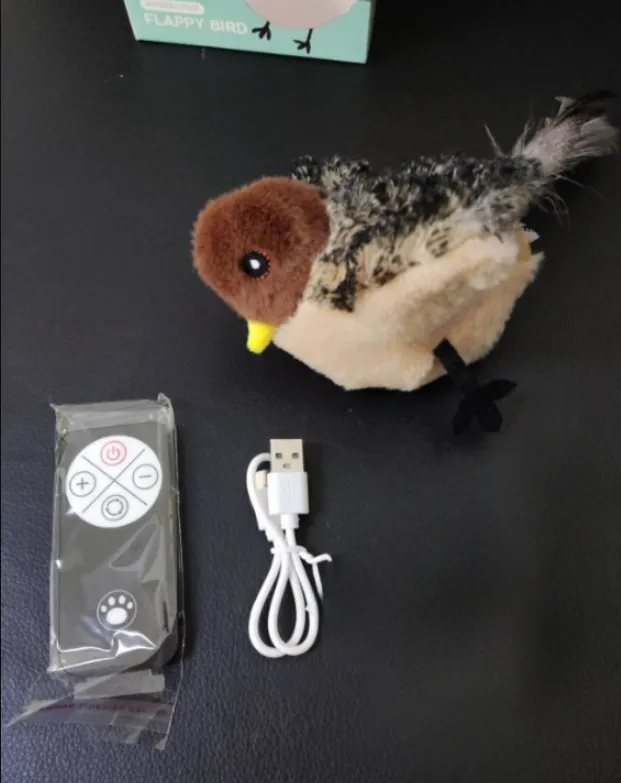 Simulation Of Bird And Mouse Electric Molars For Cats - Large Little Bird
