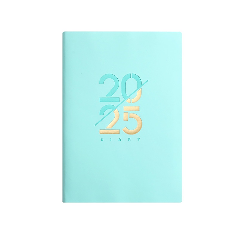 2025 Soft Leather A5 Daily Plan Schedule Book - Image 12