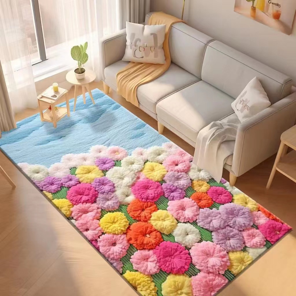 24c29407 45ff 45cc 854e ef4cf8c3ca15 - Cashmere Soft Non-slip Mat Bedroom Bedside Blanket