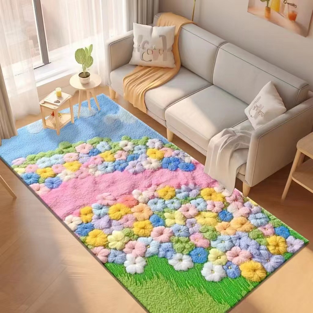 b3490fda 62d2 49b4 b625 805bf2a80455 - Cashmere Soft Non-slip Mat Bedroom Bedside Blanket