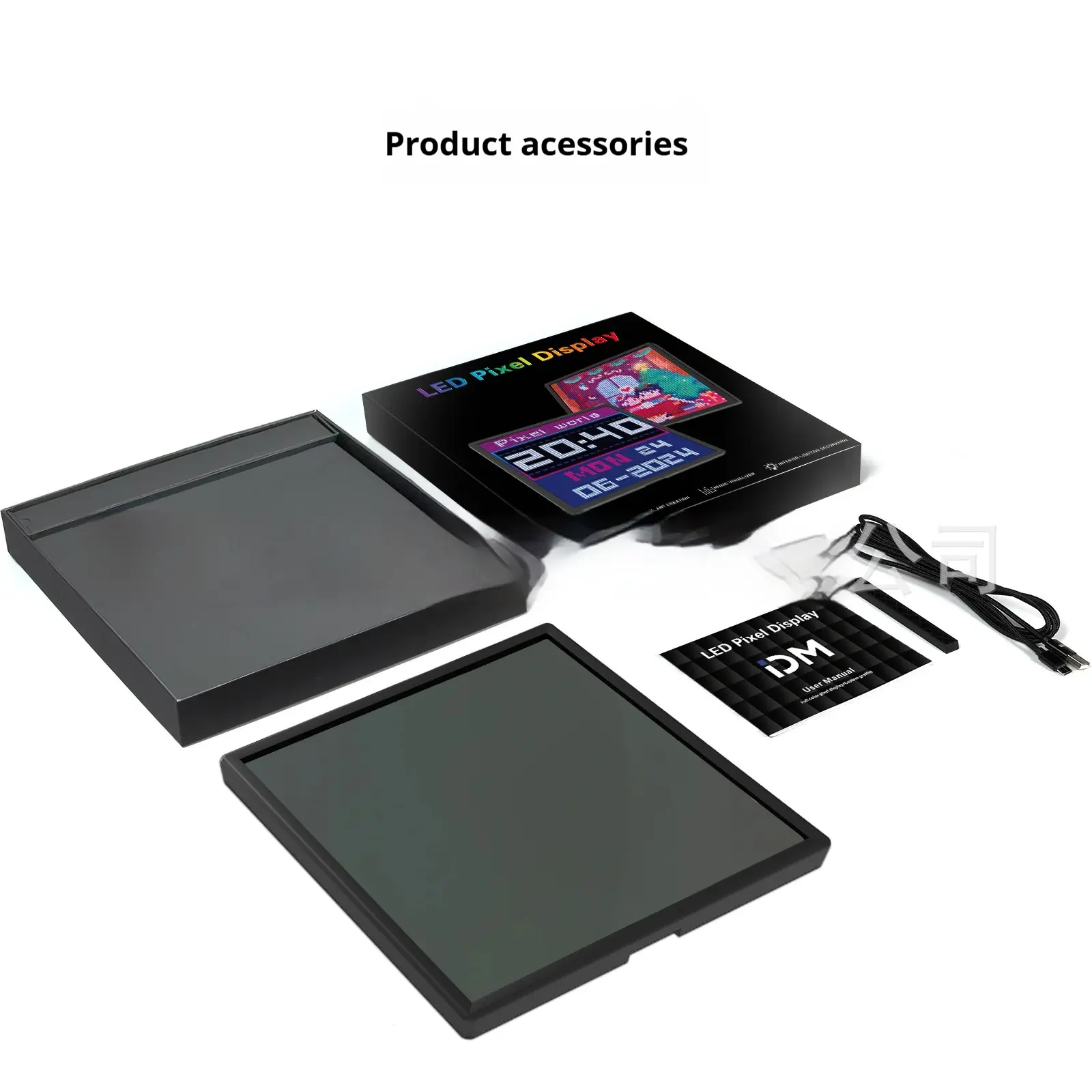 Bluetooth Game Tables LED Atmosphere Desktop Decoration DIY Photo Frame Gift Graffiti Pixel Screen