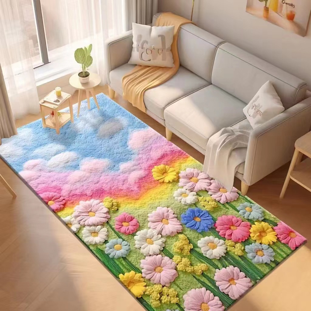 d8e49912 6d9a 41d7 b88a 1128ccabd2e1 - Cashmere Soft Non-slip Mat Bedroom Bedside Blanket