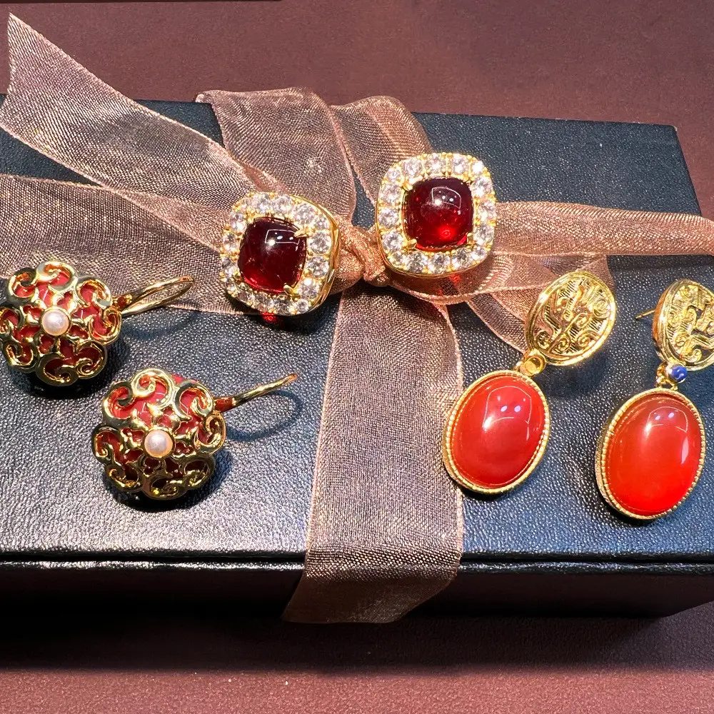 Women's Fashion All-matching Antique Earrings