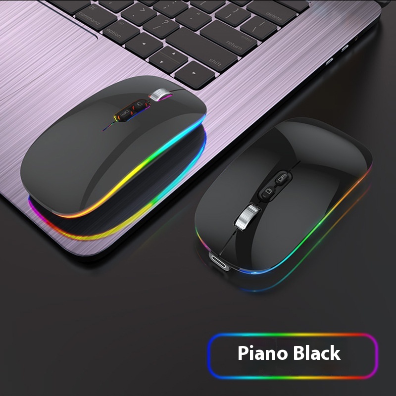 Wireless Bluetooth Dual-mode Mouse Luminous Mute