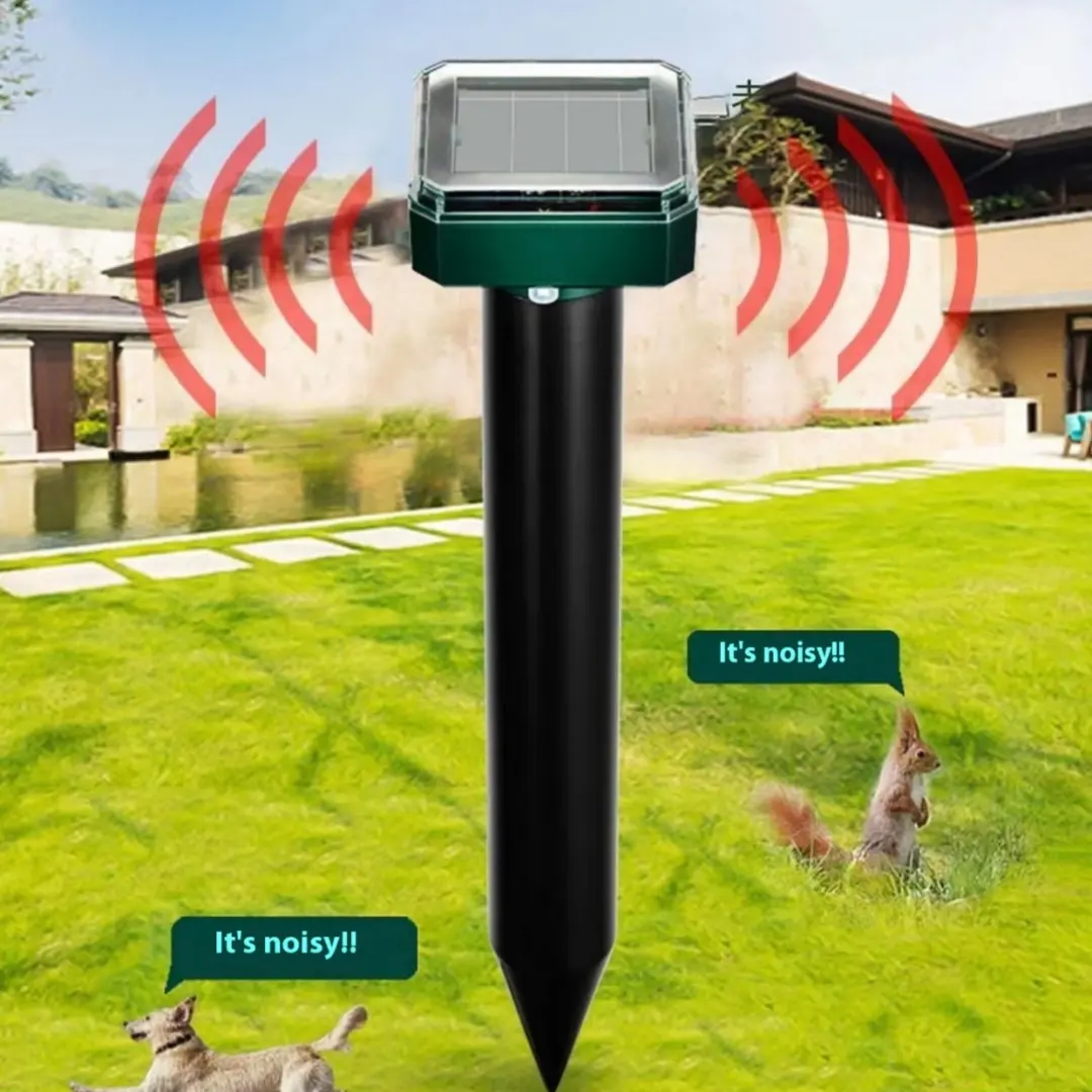 Solar Courtyard With Lights Outdoor Ultrasonic Mouse