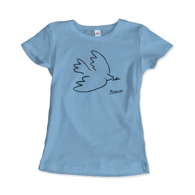 3D Digital Printing Casual Round Neck Short Sleeves T shirt Light Blue - Shop at LoveMi