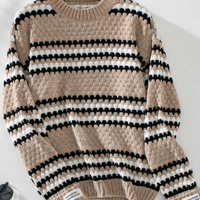 Chenille Sweater Women's Turtleneck Loose Student