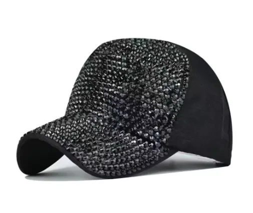 Diamond Baseball Cap Light Board Cap Black - Shop at LoveMi